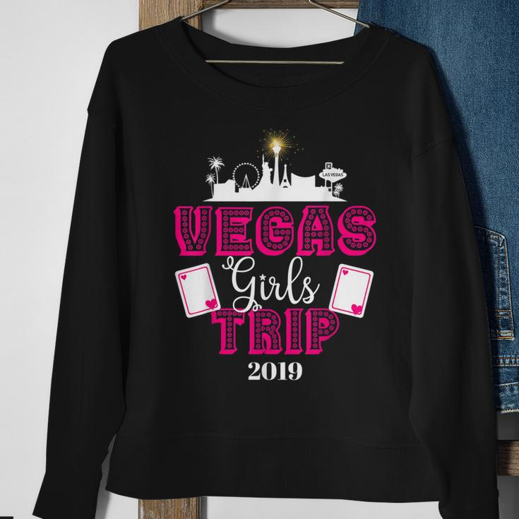 Vegas Girls Trip 2019 Matching Squad Vacation Bachelorette Sweatshirt Gifts for Old Women