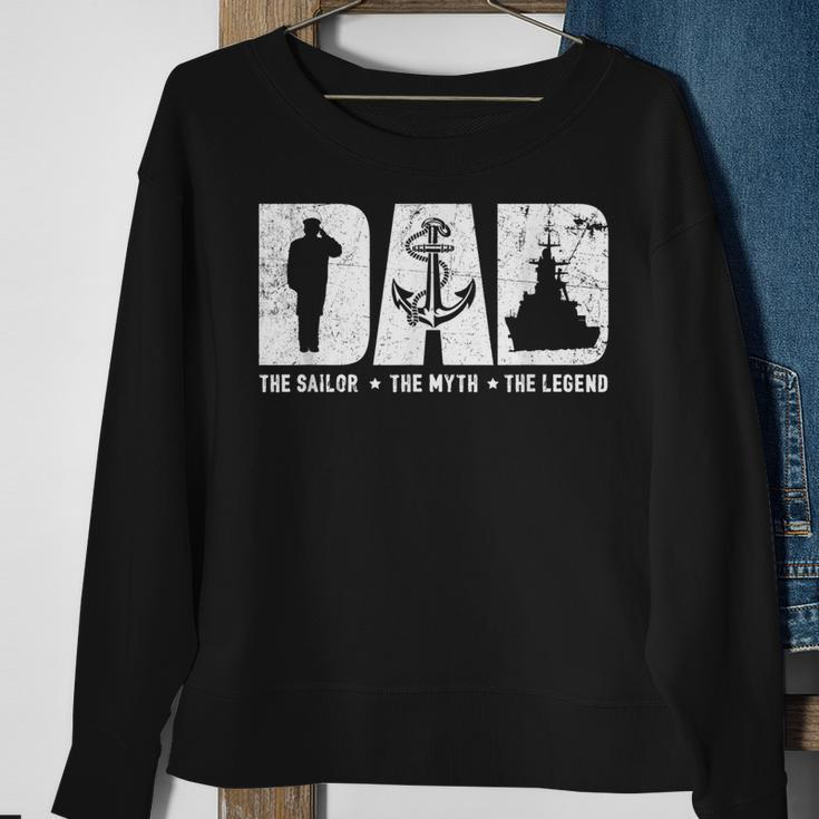 Veteran Dad The Sailor The Myth The Legend Gift For Mens Sweatshirt Gifts for Old Women