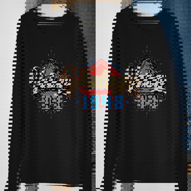 Vintage 1948 - Year Of Birth & Birthday Gift Sweatshirt Gifts for Old Women Vintage 1948 - Year Of Birth & Birthday Gift Sweatshirt Gifts for Old Women