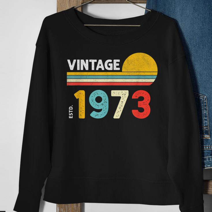 Vintage 1973 V2 Sweatshirt Gifts for Old Women