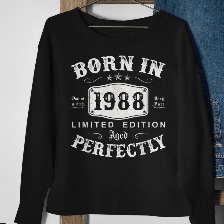 Vintage 1988 Made In 1988 35 Geburtstag Mann Frau 35 Jahre Sweatshirt Geschenke für alte Frauen