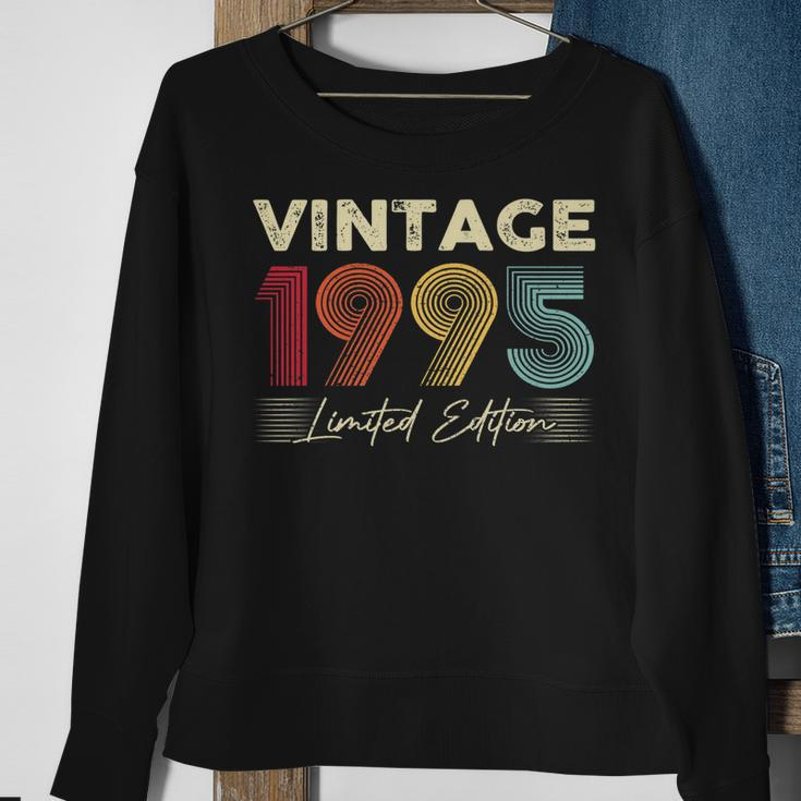 Vintage 1995 Wedding Anniversary Born In 1995 Birthday Party Sweatshirt Gifts for Old Women