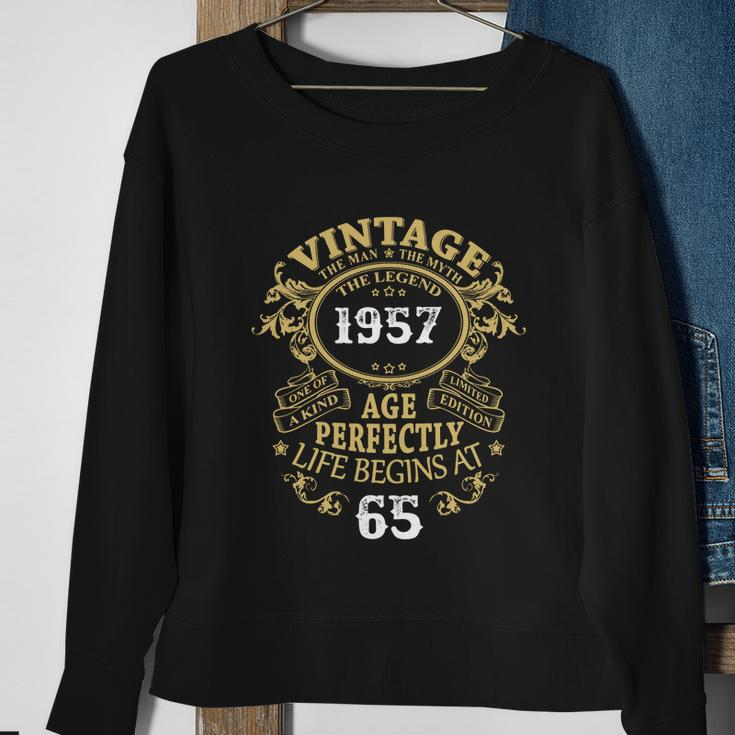 Vintage 65 The Man Myth Legend V2 Sweatshirt Gifts for Old Women
