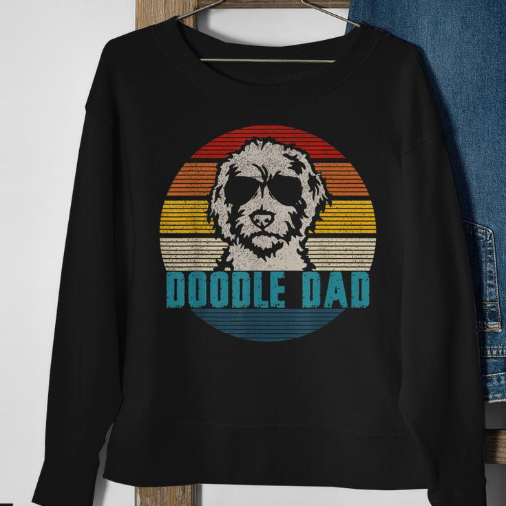 Vintage Best Doodle Dad Ever Fathers Day Golden Doodle Sweatshirt Gifts for Old Women