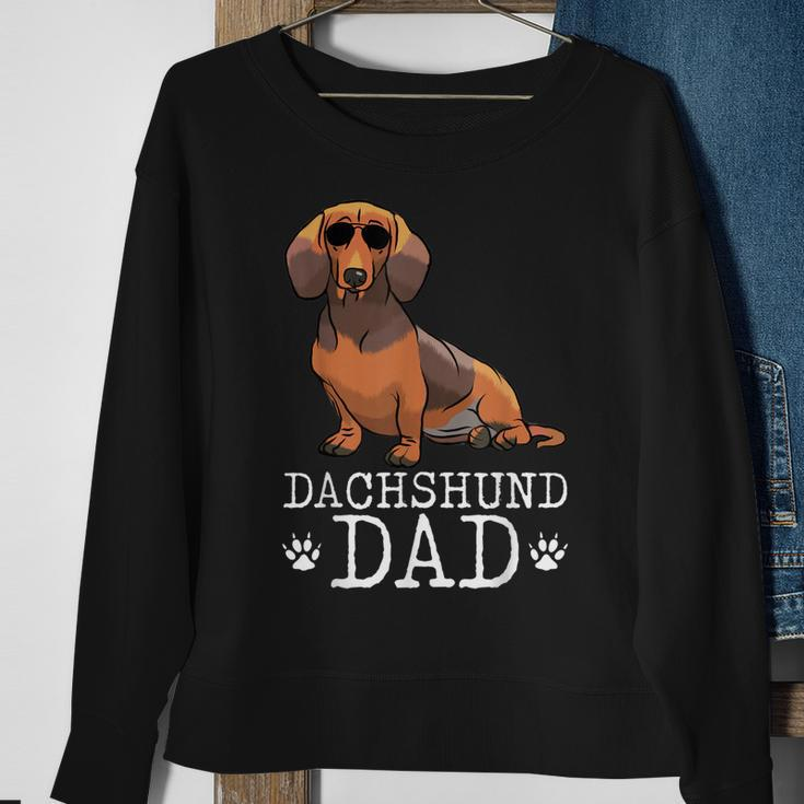 Vintage Dachshund Dad Funny Dog Lover Gift For Papa Father Sweatshirt Gifts for Old Women