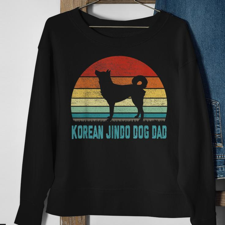 Vintage Korean Jindo Dog Dad - Dog Lover Sweatshirt Gifts for Old Women