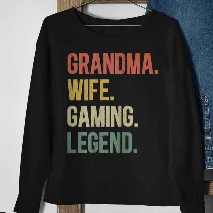 Vintage Oma Ehefrau Gaming Legende Retro Gamer Oma Sweatshirt Geschenke für alte Frauen