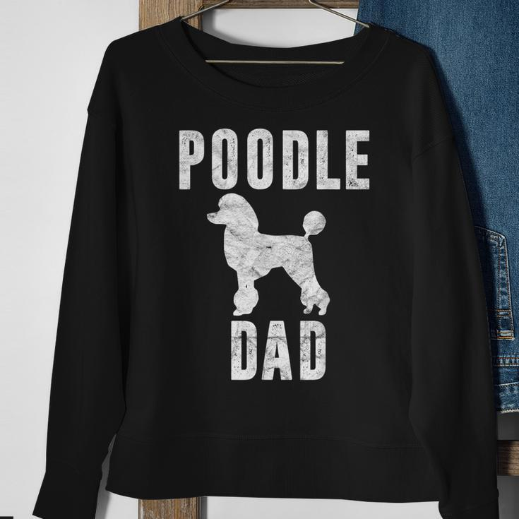 Vintage Poodle Dad Gift Dog Daddy Poodle Father Sweatshirt Gifts for Old Women