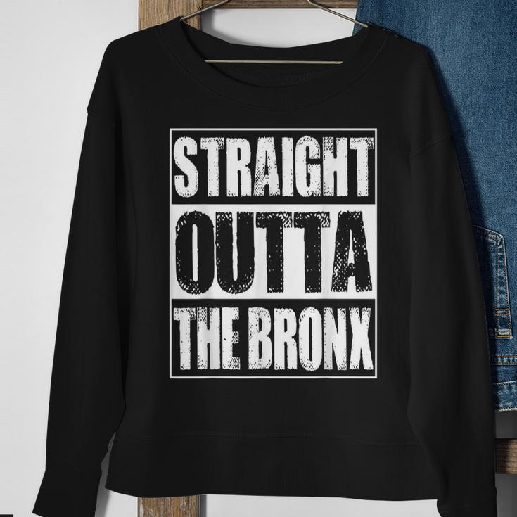 Vintage Straight Outta The Bronx Gift Sweatshirt Gifts for Old Women