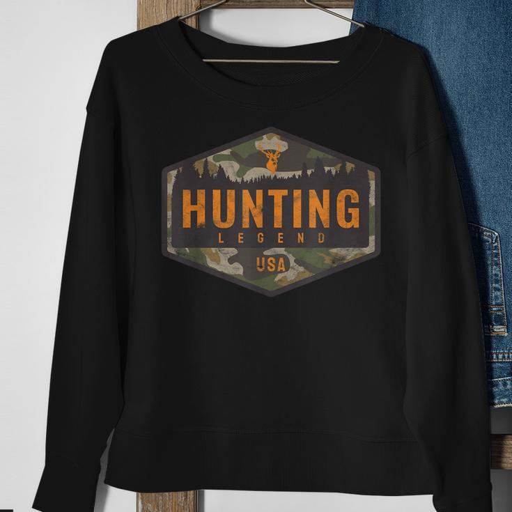 Weißer Schwanz Buck Deer Hunting Legend Herren Neuheit Jagd Sweatshirt Geschenke für alte Frauen