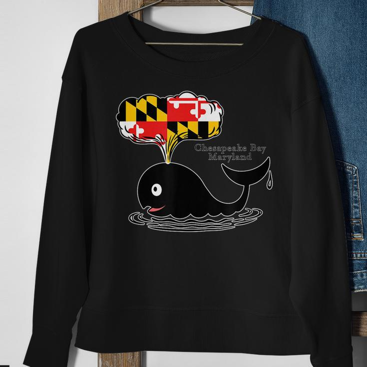 Whale Tales Of Chesapeake Bay Discovering Baltimores Wonders Sweatshirt Gifts for Old Women