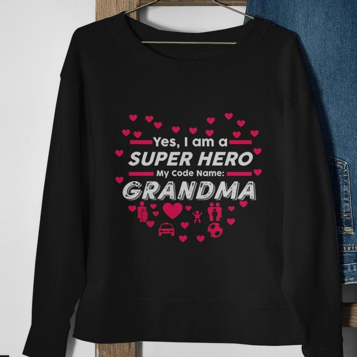 Womens Grandma Superhero Tshirt Super Hero Womens Gift Tee Men Women Sweatshirt Graphic Print Unisex Gifts for Old Women