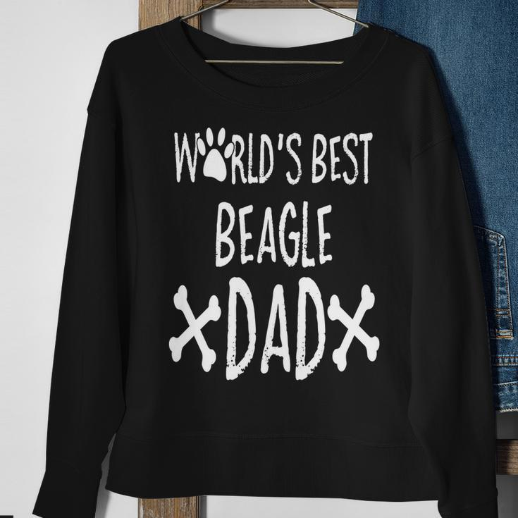 Worlds Best Beagle Dad For Dog Lovers Sweatshirt Gifts for Old Women
