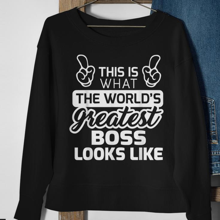 Worlds Greatest Boss Best Boss Ever Sweatshirt Gifts for Old Women