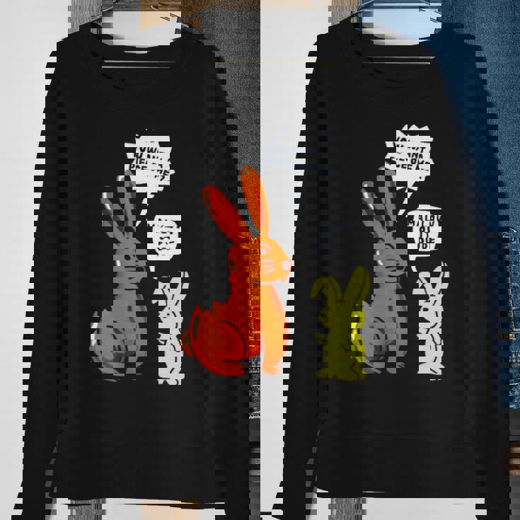 You Want A Piece Of Me Mellow Out Dude Sweatshirt Gifts for Old Women