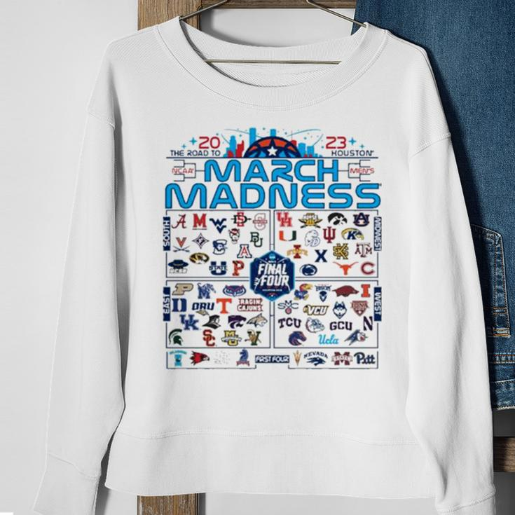 2023 Men’S Basketball March Madness Field Of 68 Group Sweatshirt Gifts for Old Women