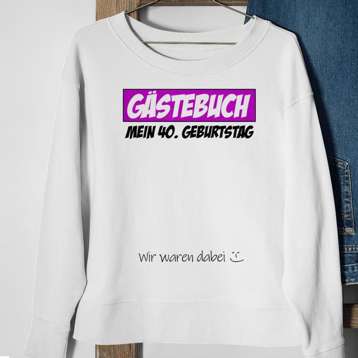 40. Geburtstag Damen Sweatshirt, Feier & Party Design für Frauen Geschenke für alte Frauen