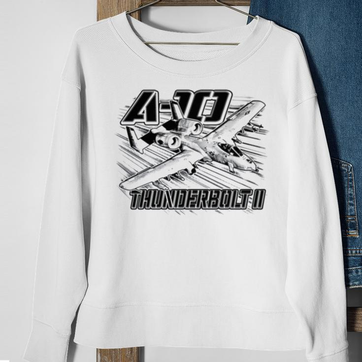 A 10 Thunderbolt Ii Military Aircraft Sweatshirt Gifts for Old Women