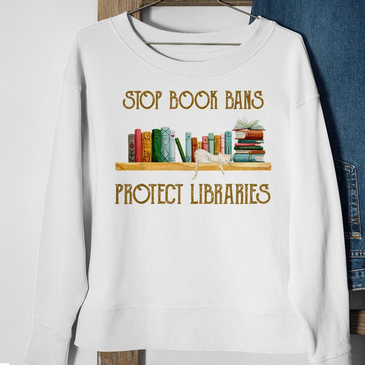 Ban Book Bans Stop Challenged Books Read Banned Books Sweatshirt Gifts for Old Women