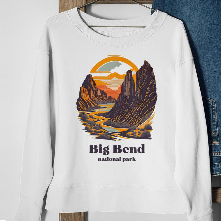 Big Bend National Park Texas Cool Vintage Style Sweatshirt Gifts for Old Women