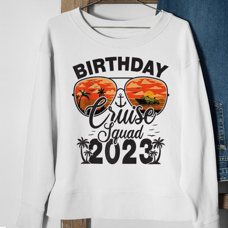Birthday Cruise Squad 2023 Cruising Family Vacation Sweatshirt Gifts for Old Women