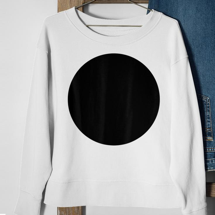Blank Abstract Printed Black Circle Novelty Graphics Design Sweatshirt Gifts for Old Women