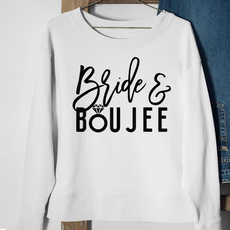 Bride And Boujee Bachelorette Party Sweatshirt Gifts for Old Women