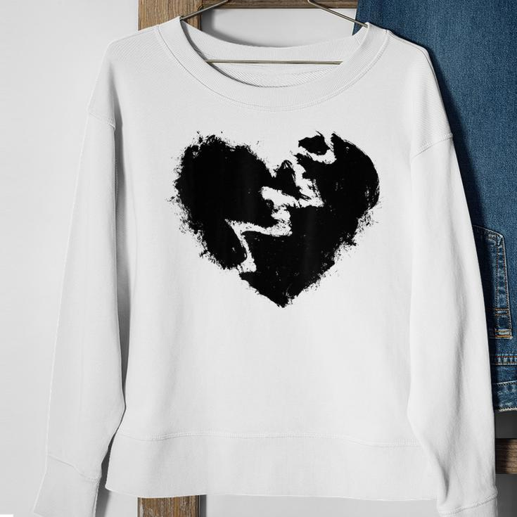 Broken Heart Gift Graffiti Sweatshirt Gifts for Old Women