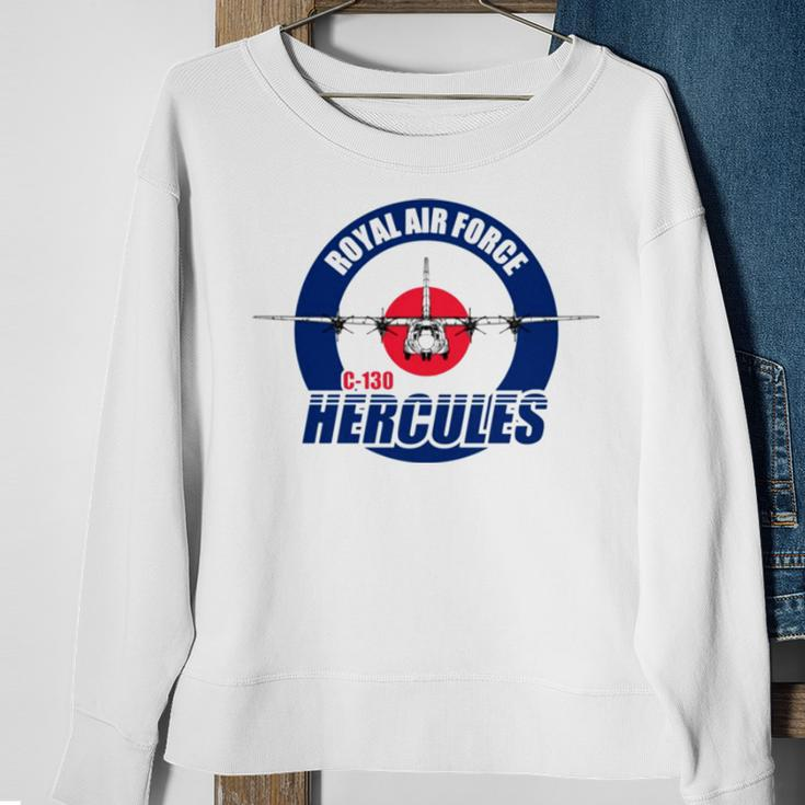 C 130 Hercules Raf Military Aircraft Sweatshirt Gifts for Old Women