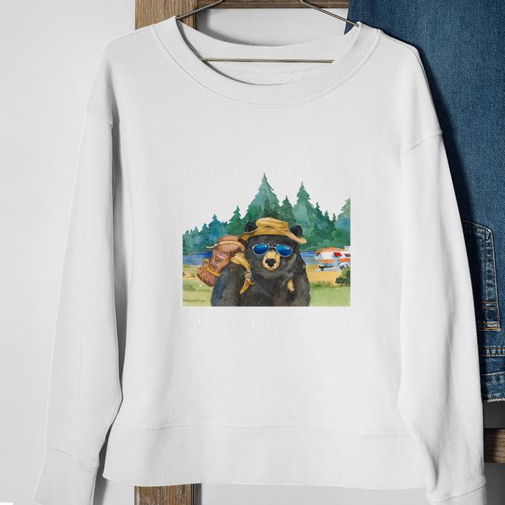 Camping Makes Me Happy Humans Make My Head Hurt V2 Sweatshirt Geschenke für alte Frauen