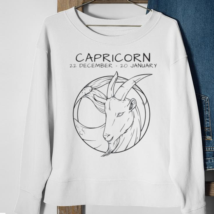 Capricorn Icon Design Sweatshirt Gifts for Old Women