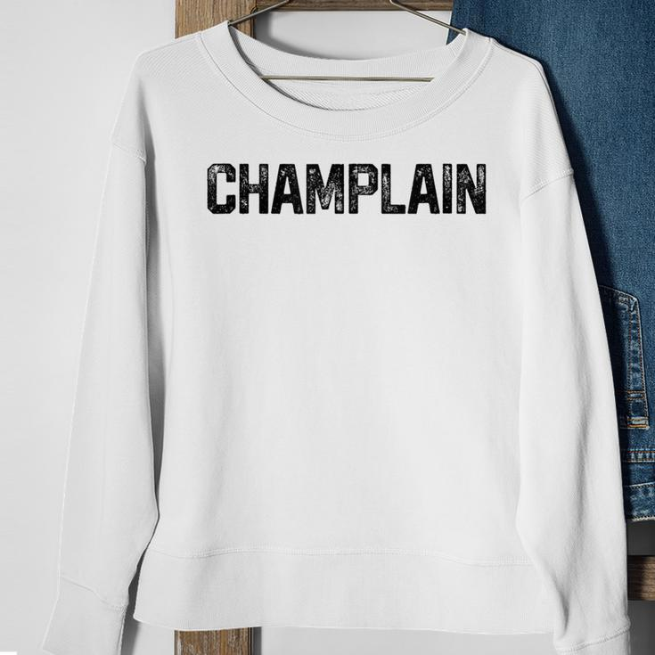 Champlain Vintage Retro College University Alumni Sweatshirt Gifts for Old Women