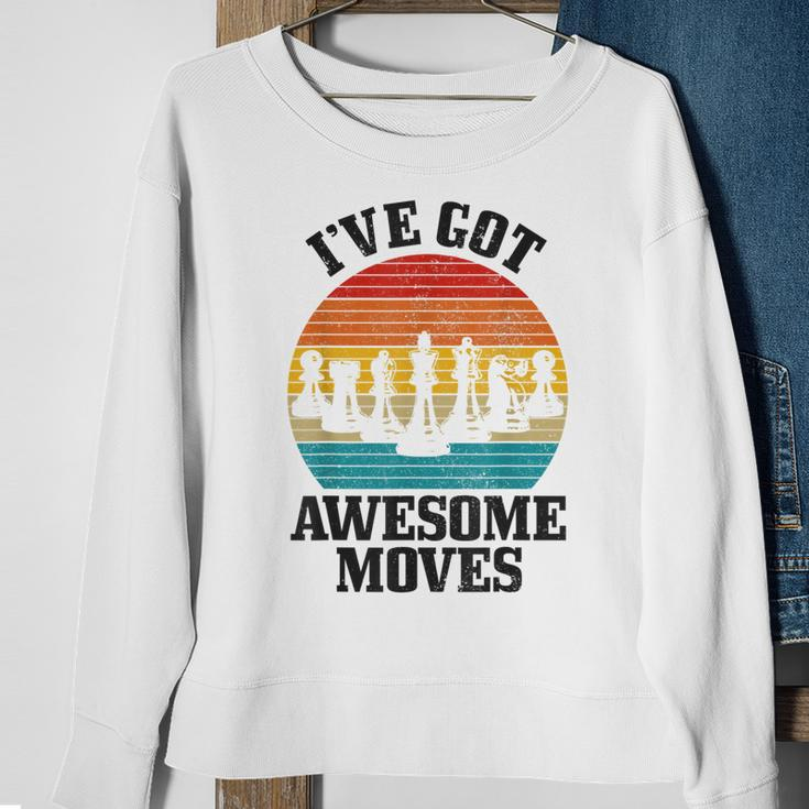 Chess Master Ive Got Awesome Moves Vintage Chess Player Sweatshirt Gifts for Old Women