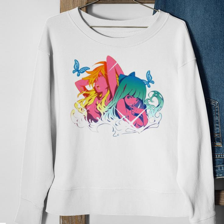 Colored Panty And Stocking Design Sweatshirt Gifts for Old Women