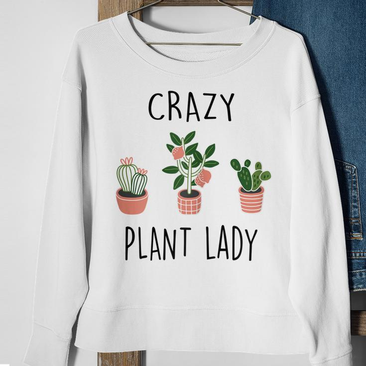 Damen Crazy Plant Lady Garden Mama Plant Lady Plants Lover Sweatshirt Geschenke für alte Frauen