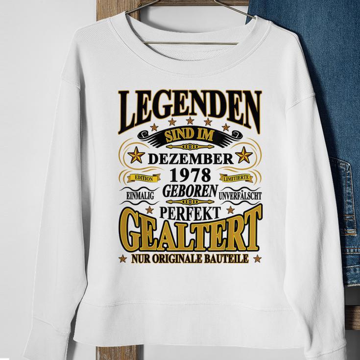 Dezember 1978 Legenden Sweatshirt, 45. Geburtstag Lustiges Tee Geschenke für alte Frauen