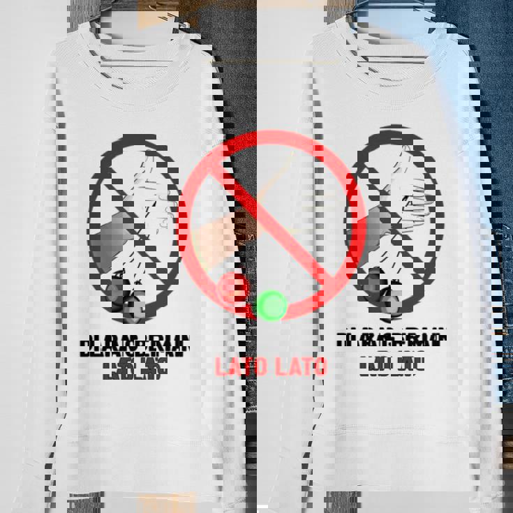 Dilarang Bermain Lato Lato Sweatshirt Gifts for Old Women Dilarang Bermain Lato Lato Sweatshirt Gifts for Old Women