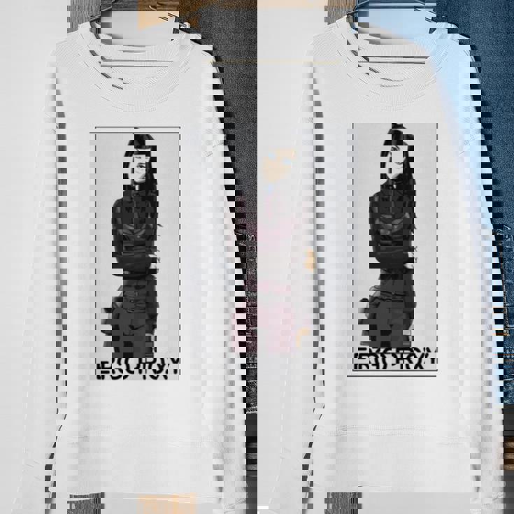 Ergo Proxy Black Hair Re L Sweatshirt Gifts for Old Women