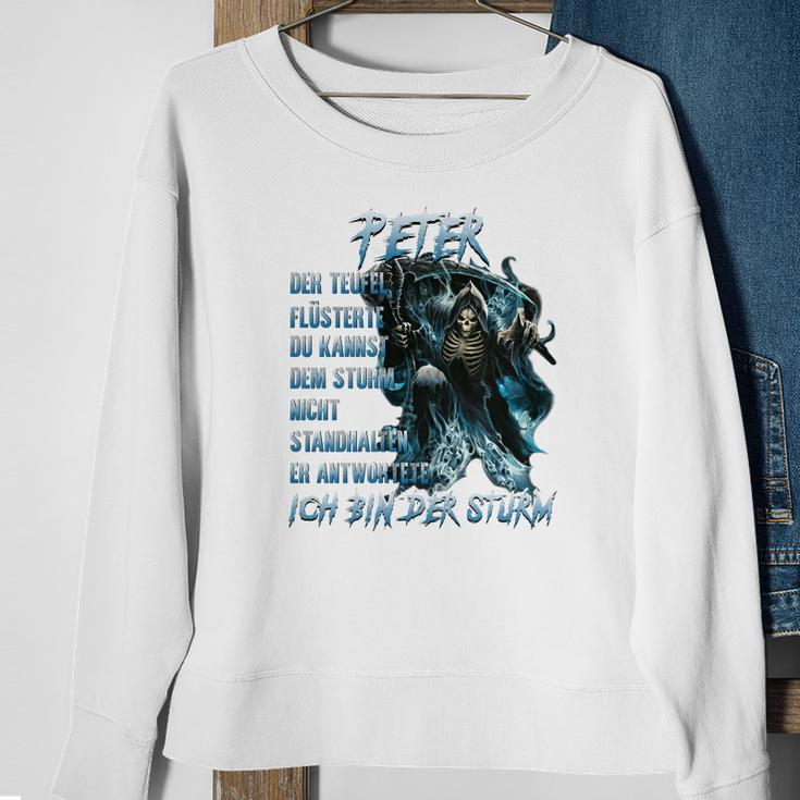 Fantasie-Krieger Motiv Herren Sweatshirt, Inspirierendes Zitat Weiß Geschenke für alte Frauen
