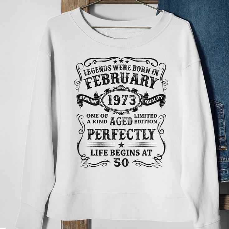 Februar 1973 Legenden Sweatshirt zum 50. Geburtstag für Männer Geschenke für alte Frauen