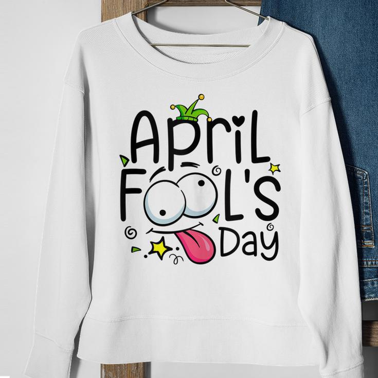 Funny April Fools Day 1St April Jokes Happy April Fools Day Sweatshirt Gifts for Old Women