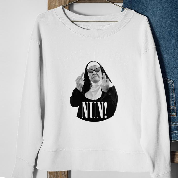 Funny FCks I Give Nun Sweatshirt Gifts for Old Women