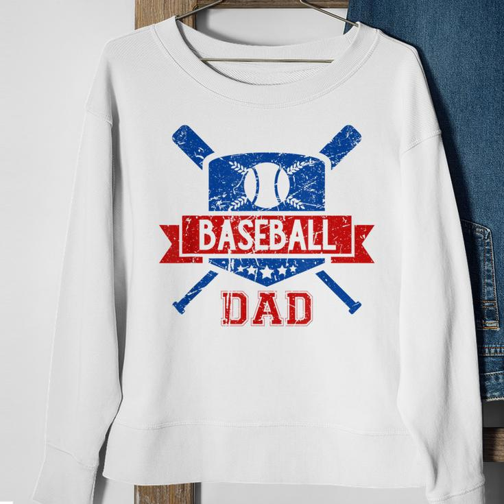 Funny Vintage Baseball Dad Sweatshirt Gifts for Old Women