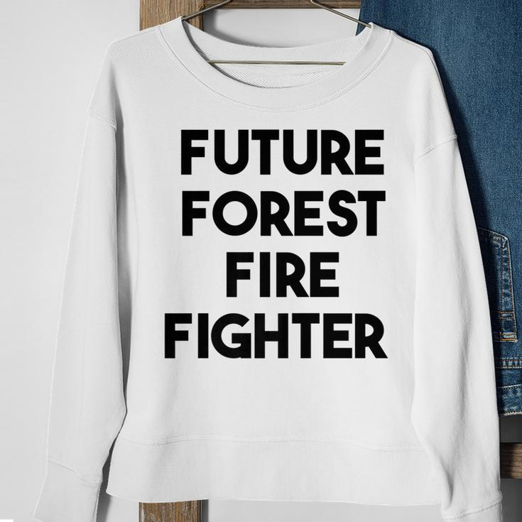 Future Forest Fire Fighter Sweatshirt Gifts for Old Women