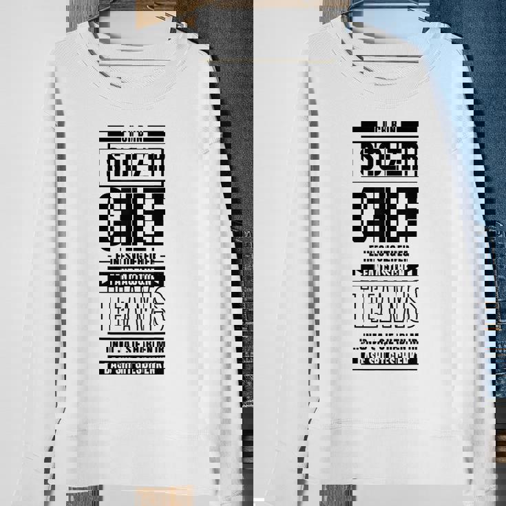 Ich Bin Stolzer Chef Eines Ungeheuer Fantastischen Teams Job Sweatshirt Geschenke für alte Frauen