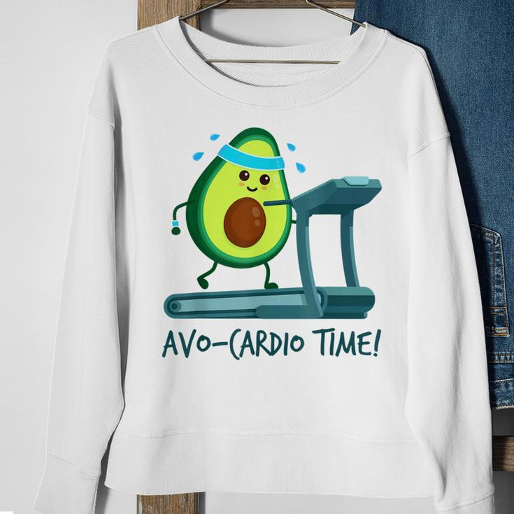 Its Avo-Cardio Time Avocardio Fitness Ernährung Avocado Sweatshirt Geschenke für alte Frauen