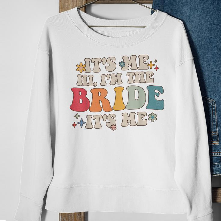 Its Me Hi Im The Bride Its Me Funny Quotes Bride Sweatshirt Gifts for Old Women