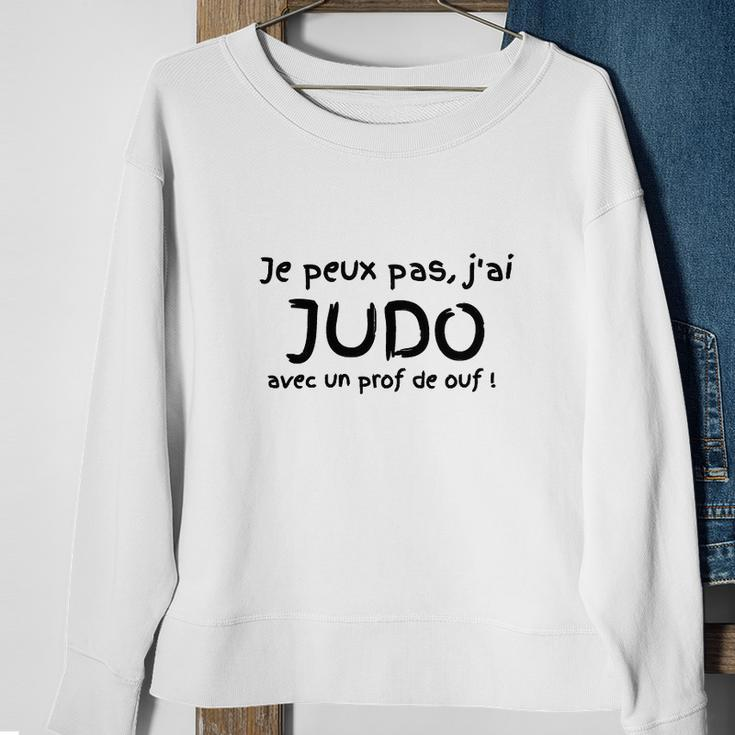 Je Peux Pas J'ai Judo Sweatshirt, Weißes Sweatshirt für Judo-Begeisterte Geschenke für alte Frauen