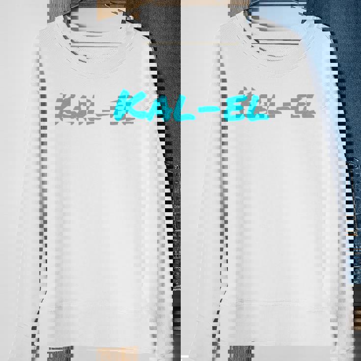 Kal El Typo Design Sweatshirt Gifts for Old Women