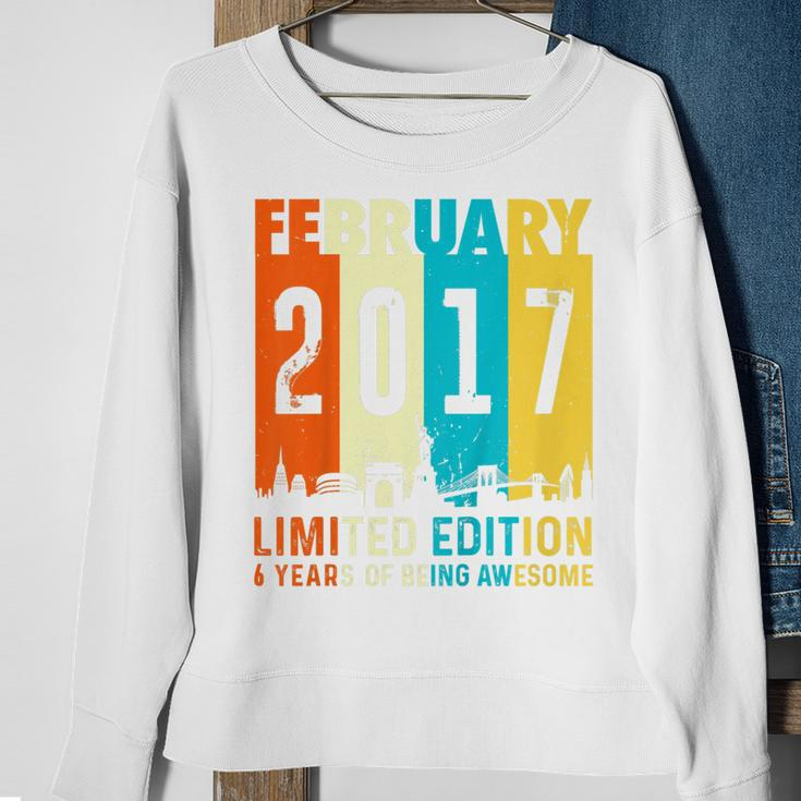 Kinder 6 Limitierte Auflage Hergestellt Im Februar 2017 6 Sweatshirt Geschenke für alte Frauen